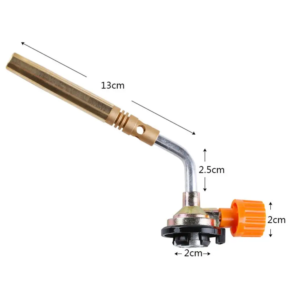 Outdoor Butane Flame Welding Torch Jet Burner Camping Picnic Heating Grill Barbecue Baking Tools