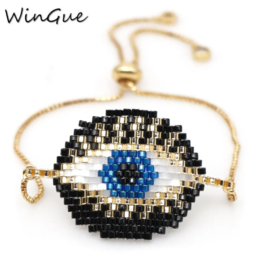 Evil Eye Bracelet MIYUKI Turkish armband Jewelry Pulseras Mujer Moda 2020 Women Inspired Simple Gift | Украшения и аксессуары