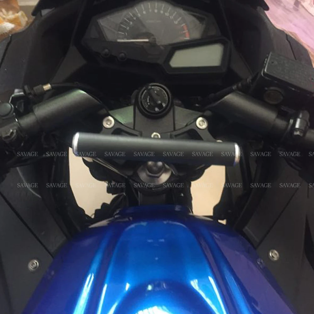 Удлинитель на руль для KAWASAKI NINJA 250R 300 EX250R 250 2013 2017 кронштейн телефона с GPS