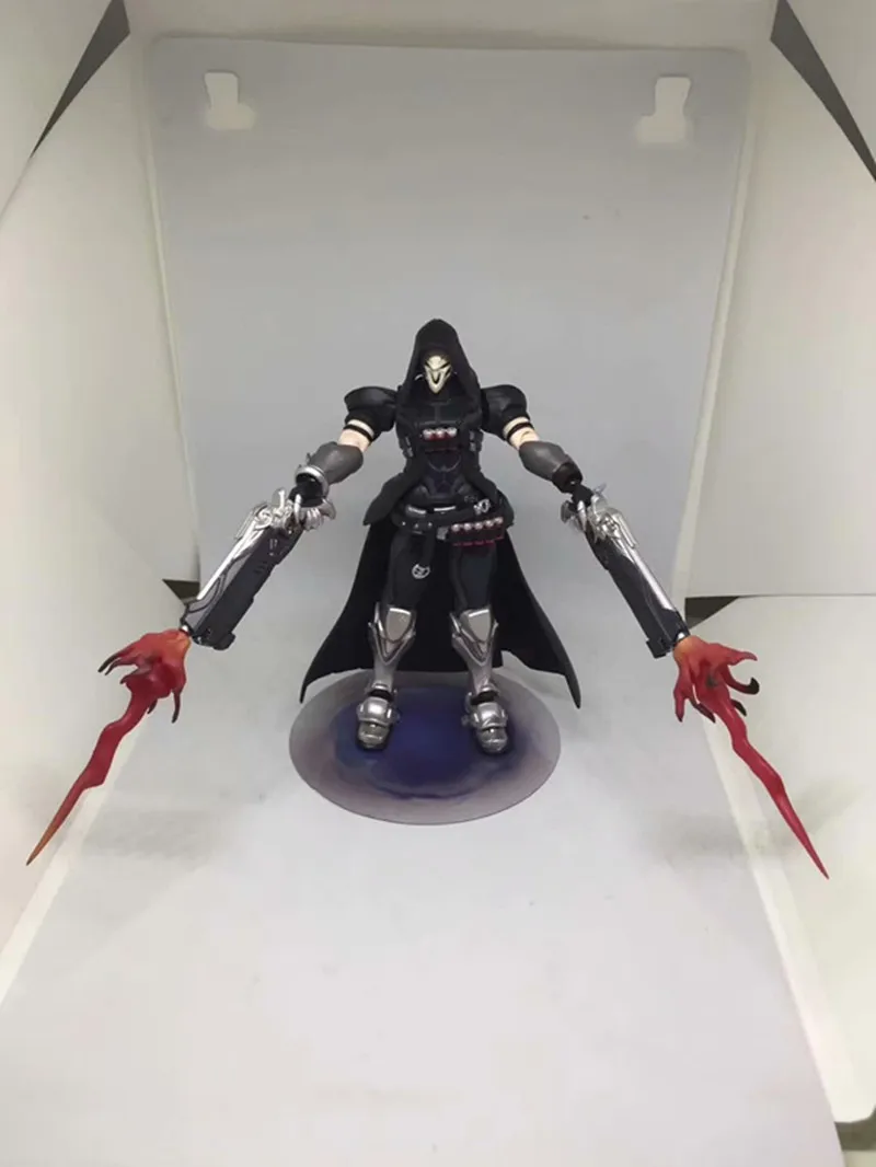 17 см ow Figma 393 Overwatch Reaper серии ПВХ фигурка модель игрушки кукла подарок