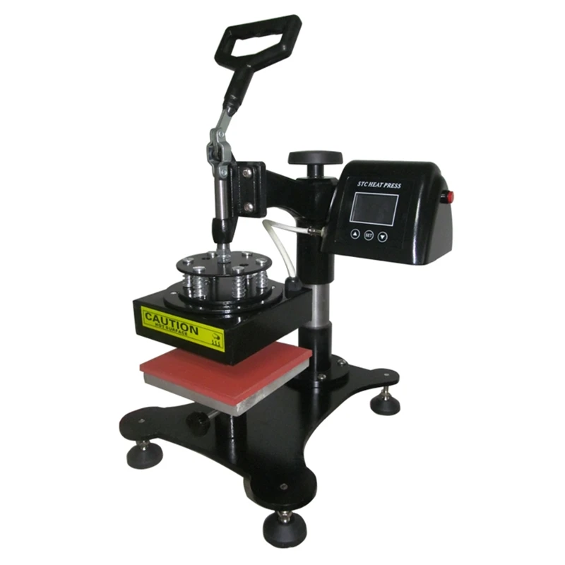 

Double Display DIY Label Printing Swing Heat Transfer Press Flatbed Clothes Logo Hot Stamping Machine Mini Manul Label Printer