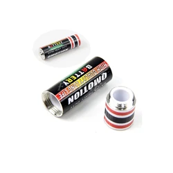 Feamos Hot Hidden Secret Container Case Stash Diversion Safe AA Battery Pill Box Gift with a Food Grade Smell Proof bag