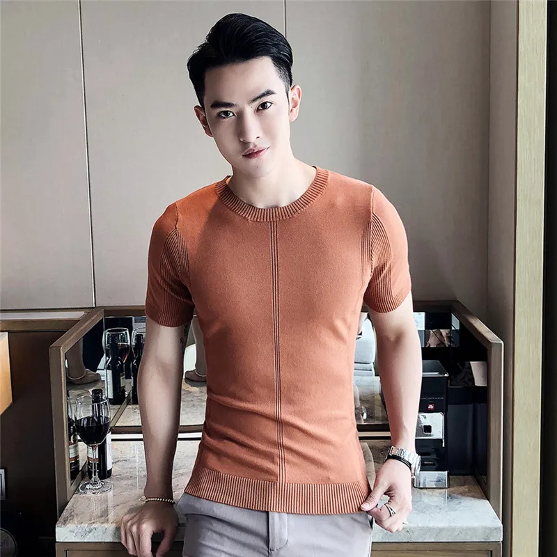 

Summer 2019 new tide brand men's short-sleeved t-shirt