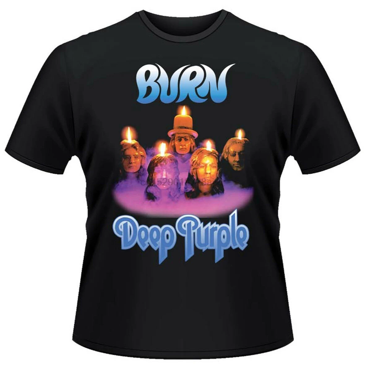 Deep Purple Burn Ritchie Blackmore Rock Official Tee T-Shirt Mens Unisex |
