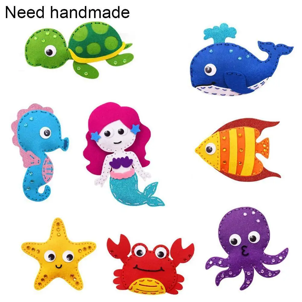 Kids Sewing Kit Woodland Animal Crafts for Girls and Boys Educational Sewing for Kids 