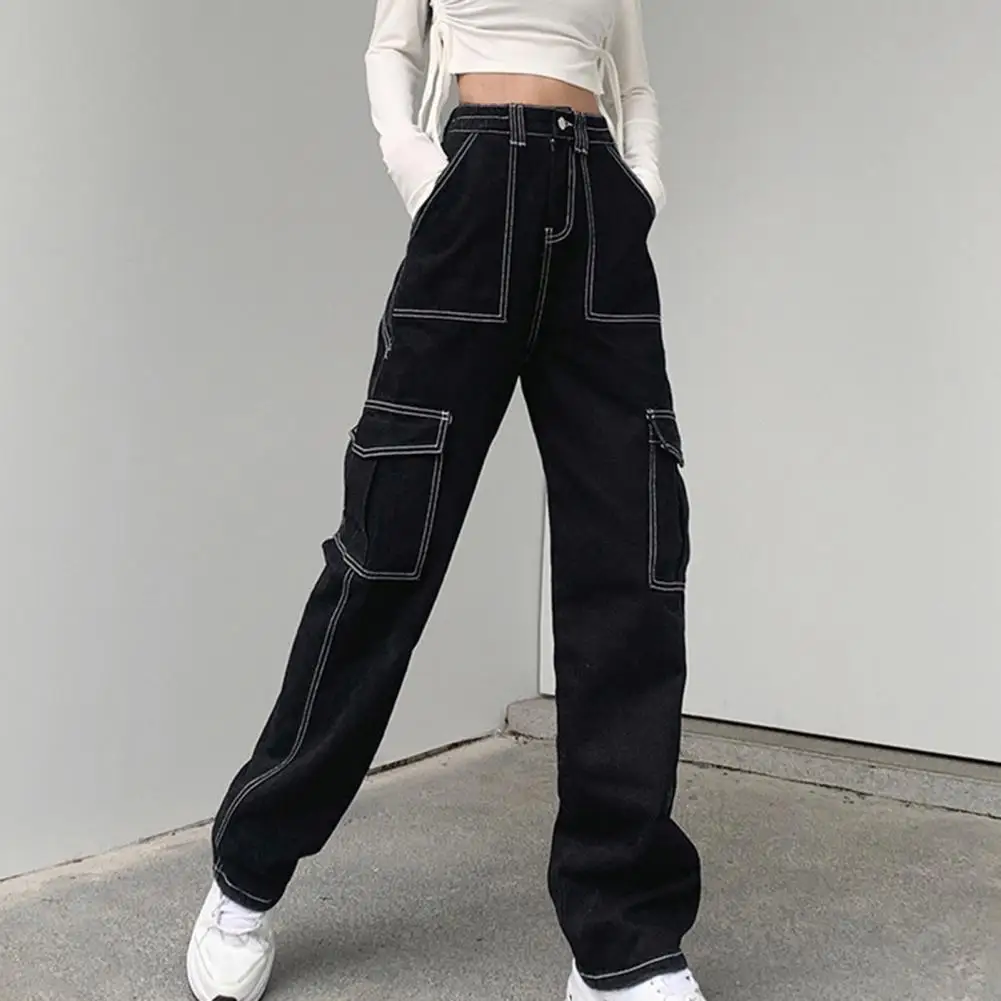 High Waist Jeans Wide Leg Pants Vintage 
