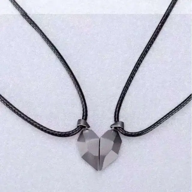Couple Necklace Attracting Magnet Chain 