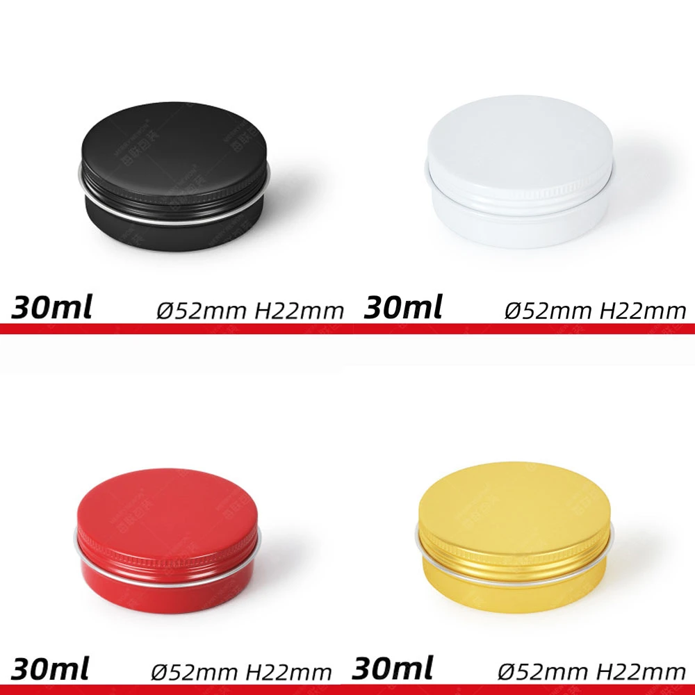 アルミ缶30ml,52x22mm,アルミニウムボックス,ワックス,魚,お茶,化粧品