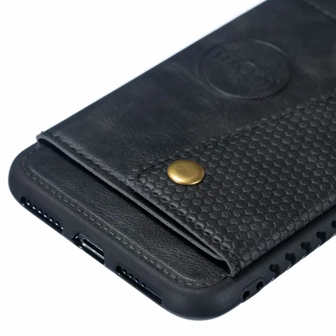 Кожаный чехол-кошелек для Iphone XR XS Max 8 8 Plus, деловой адсорбционный чехол s для Iphone7 7Plus 6 6 S, поддерживающий чехол