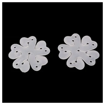

New Pack of 50 Portable Flower Shape Balloon Clips Holder for Wedding Event Decorations Birthday Party Supplies