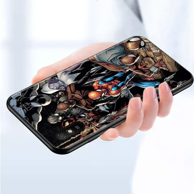 Silicone Cover Spiderman Comic For Xiaomi Redmi 9 9T 9C 8 7 6 Pro 9AT 9A 8A 7A 6A S2 5 5A 4X Plus Phone Case Style 06