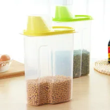 Бак для хранения зерна большая пластиковая для хранения коробка кухонное Хранение продуктов коробка сухой герметичная емкость для дома