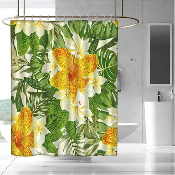 

Hotel Quality Polyester Shower Curtain Shower and Bathtub