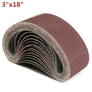 

100PCS New 2*27in 50x686mm 80 Grit Sanding Belts Aluminium Oxide Sander Sanding Belts