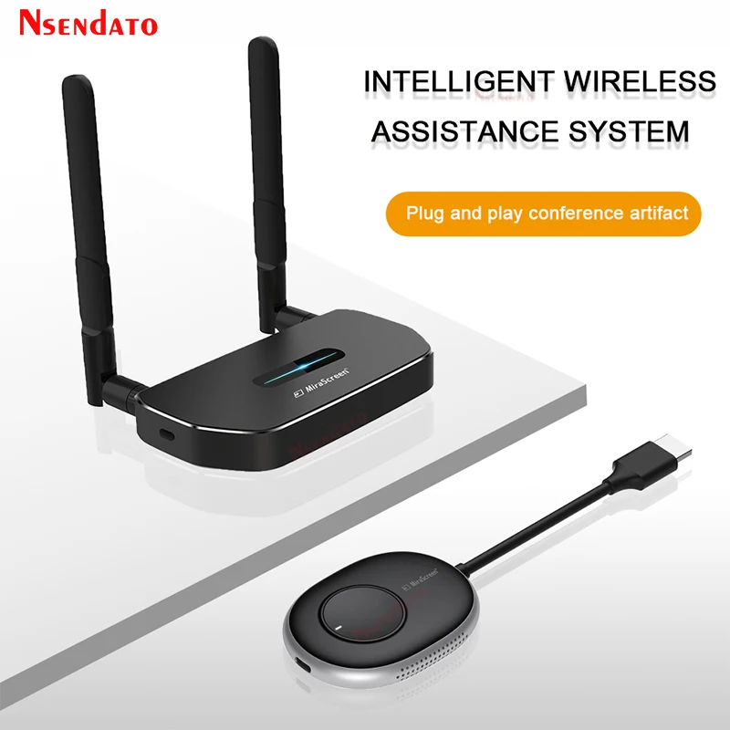 Mirascreen 4k 5G Wireless HD Video Transmitter Receiver Extender