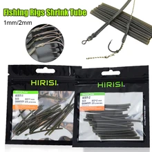 

25pcs Carp Fishing Rigs Shrink Tube Heating Shrink Tube Size 1mm/2mm Carp Fishing Accessories Carp Chod Rig Fishing Tackle