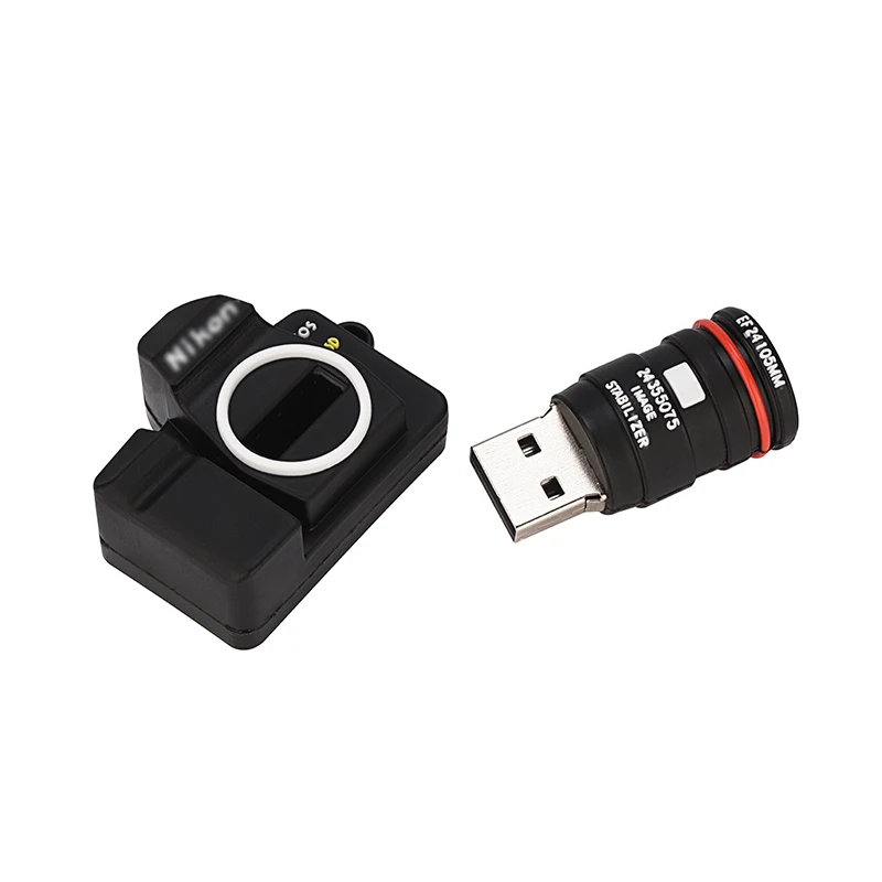 Мультяшная Симпатичная модель камеры usb флэш-накопитель 32 Гб 64 Гб 128 ГБ флеш-накопитель Флешка 16 ГБ флеш реальная емкость карты 8 Гб флэш-накопитель