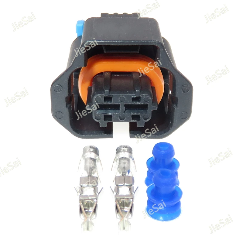 Carmotion Electrical Dobule Housing Connector for Car Van 2 Pins Port 