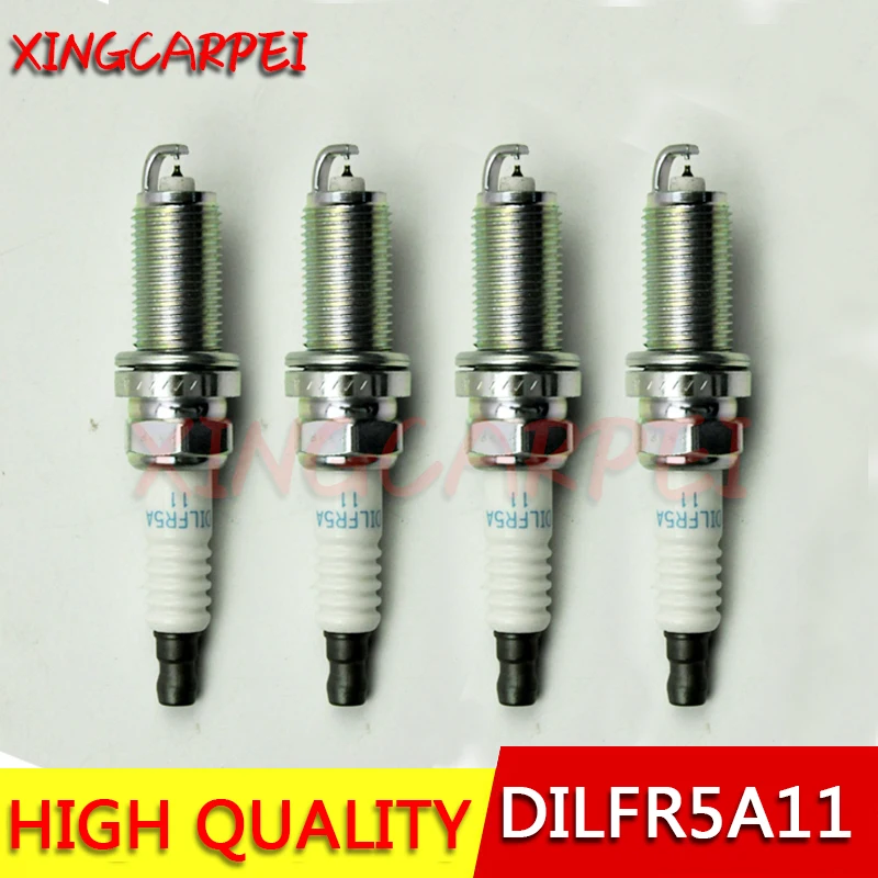 22401-ZE01B DILFR5A11 4 шт. иридиевая Свеча зажигания 93759 Подходит для Nissan Armada Frontier Infiniti QX56 22401 ZE01B 22401ZE01B