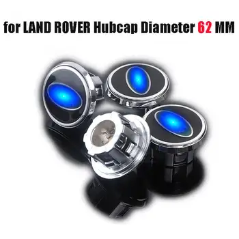 

For JLR XE X760 X761 X152 X260 X351 L450 L494 L538 L550 Waterproof Led Floating Wheel Center HubCaps 62mm with Logo Blue Lights