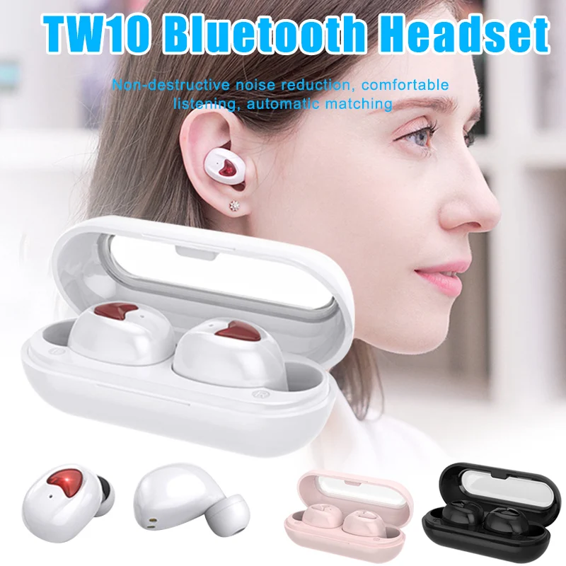 

Mini Lightweight Wireless Communication Earphone Support Wireless Charging Earbuds Noise Reduction AS99