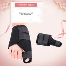 2 шт. носок для вальгусной коррекции корректор вальгусной деформации корректор поддержки пальцев ног прибор спортивный Уход за ногами Ортез бинты с резиновой пластиной эластопласт