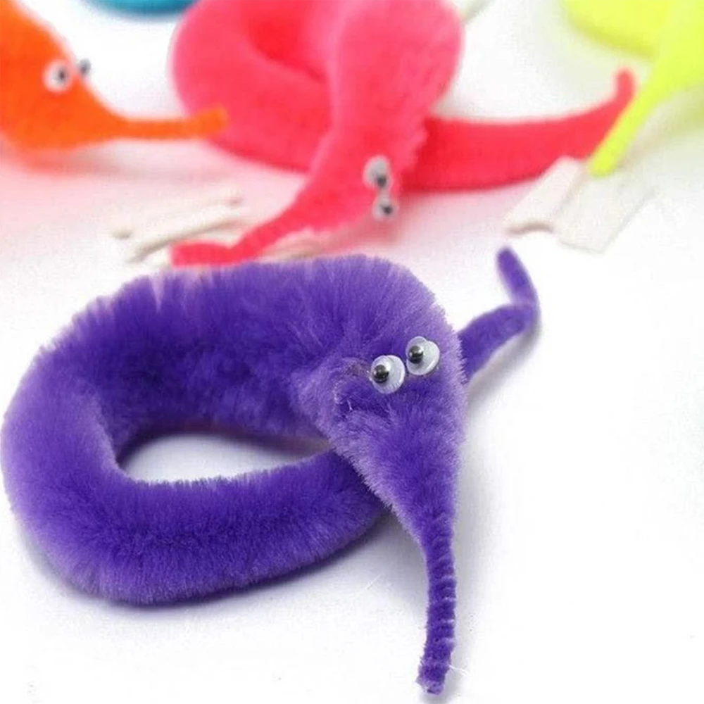 Fun Cat Toys Pet Plush Replacement Kitten Colorful Pet Dog Teaser Funny Play Interactive Toy Feather Multicolor