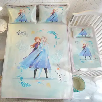 

Disney Frozen Elsa Princess 2/3 Pcs Summer Bedding Set Cool Feeling Bed Sheet Pillowcase Boy Girl King Full Twin Queen Size