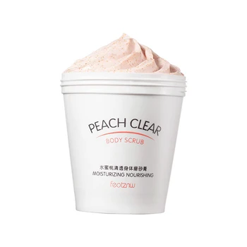 

Face Neck Ice Cream Peach Nourish Cleaning Niacinamide Skin Exfoliating Body Scrub Hand 200ml Moisture Pimple Removal