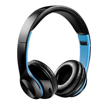 

Wireless Headphones Bluetooth V5.0 Foldable Earphones W/Built-In Mic Support TF, FM, Aux Headsets for Pc/Cell Phones/Tv