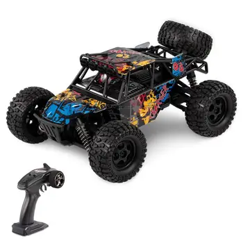 

RCtown Remote Control Car G173 1:16 2.4G Four-wheel Drive High Speed Remote Control Racing Car Toy for Kids Boys #X0722