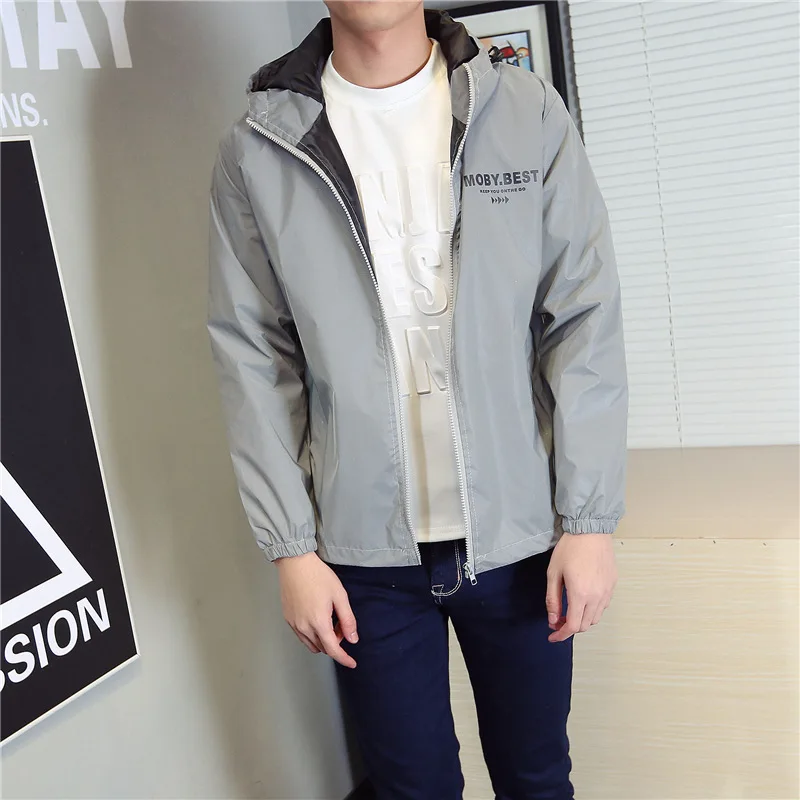 2019 Spring Student Opening Season Thin Coat Youth Charge Shirt Triangle Reflective Windbreaker Hoodie Dropshipping 2019 Spring Student Opening Season Thin Coat Youth Charge Shirt Triangle Reflective Windbreaker Hoodie Dropshipping
