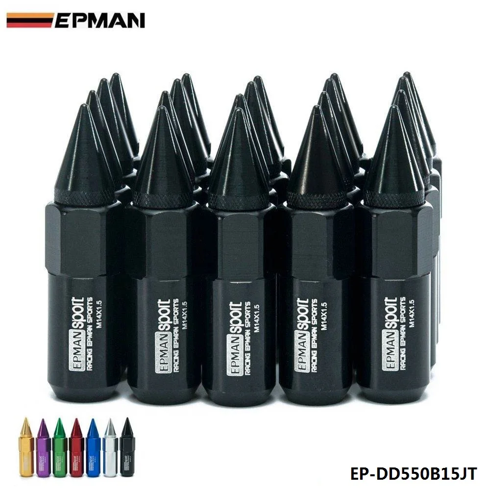 M14X1.5 Spiked Extended 60MM Aluminum Tuner Lugs Nuts Wheels/Rims 20Pcs Set EP-DD550B15JT car accessories,auto fasteners,auto accessories