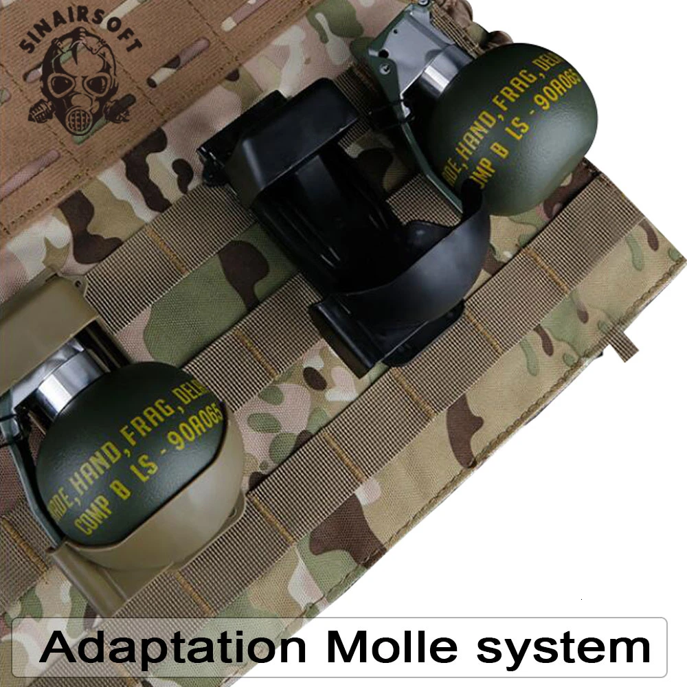 Airsoft M67 Осколочная Граната Манекен Модель Molle система BB чехол пластиковый тактический военный костюм Wargame Пейнтбол Аксессуары