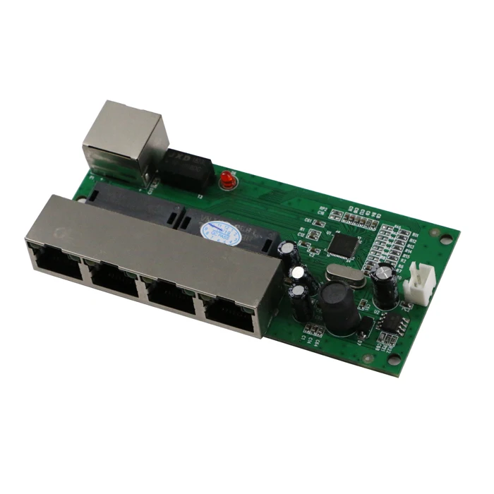 

100m 5-port Network Switch Module Poe Module Wiring Box Data Transmission Module