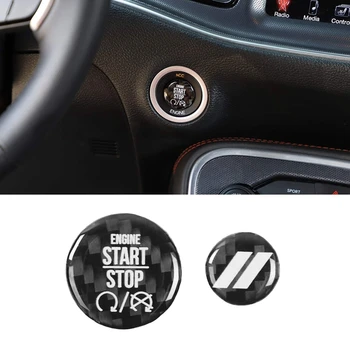 

for Challenger Charger Engine Start Stop Button Tailgate Opener Switch Knob Trim for Dodge Challenger Charger 2015-2019