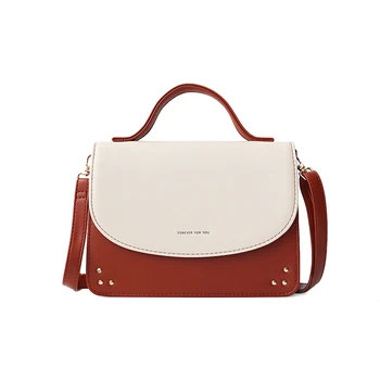 

Spot wholesale woman handbag 2020 new small flap bag fashion luxury PU leather wild shoulder bag simple easy hand messenger bag