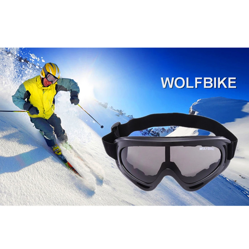 Sports Ski Snowboard Skate Goggles Anti-fog Mask Glasses X400 UV Protection Ski Goggles Outdoor Sports Glasses Ski Goggles  