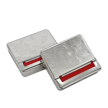 

HONEYPUFF New Metal Rolling Machine Case Storage Case For 70MM Paper Cigarette Roller Tobacco Organizer Case