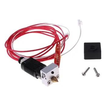 

1Set 1.75mm 24v Metal Hotend Extrusion Head Kit with 0.4mm Nozzle for Anet ET4 3D Printer Parts Accessories