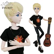 24' 24 дюйма 1/3 60 см EVA BJD кукла бойфренд Мужская игрушечная гитара ручной работы макияж+ гитара игрушка+ подарок полный доступ