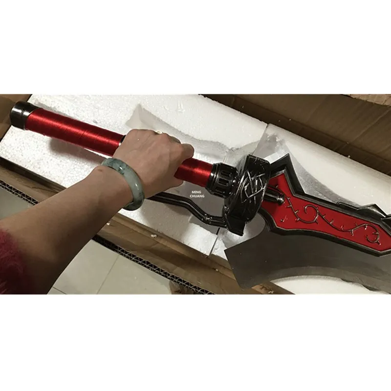 49" Cosplay Props Weapon Sword Decoration Creative Simulation Art Craft Alloy Action Figure Collectible Model Toy BOX 127CM V118