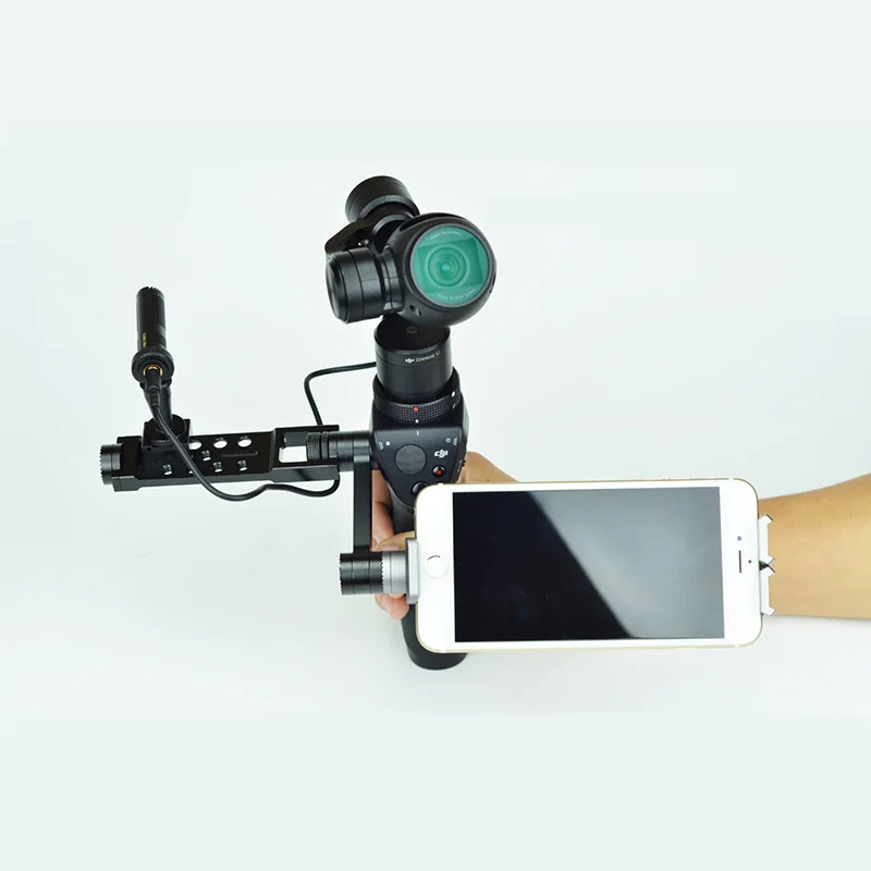Для DJI OSMO Мобильные аксессуары прямой удлинитель + держатель для мобильный ручной
