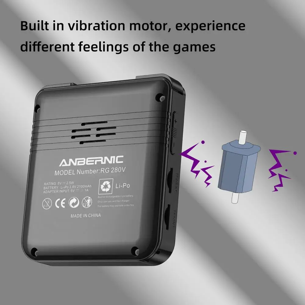 Rg280V Handheld Game Console Special Package 128G Game Card Retro N64 Handheld Game Console Suitable For Nintendo Games
