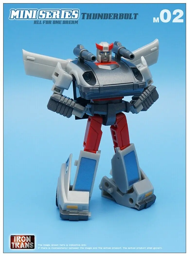 Новый IronTrans M-01 M-02 M-03 Полицейская машина Thunderbolt смога мини серии на складе