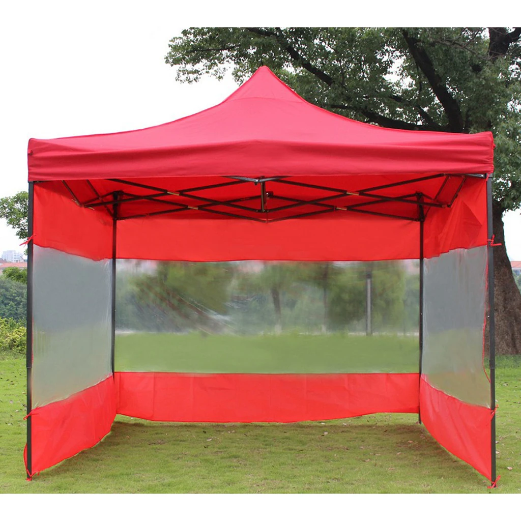 Waterproof Replacement Canopy Side Wall Carport Enclosure Shelter Tent Sun Wall Sunshade Camping Tent Awning Tarp Accessories