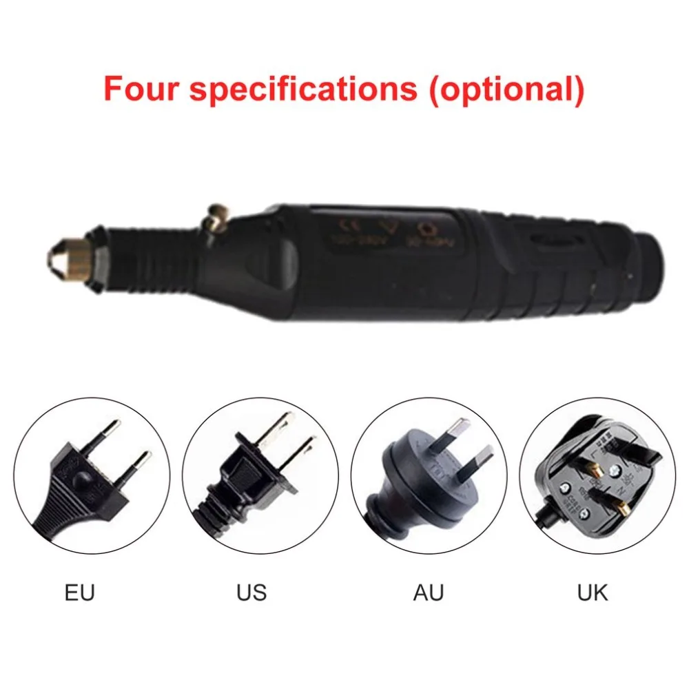 100 V-240 V Мини электрическая ручка для гравировки DIY набор электроинструментов Аксессуары ЕС/США/Австралия/Великобритания 500A