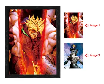 

Dragon Ball Anime Poster 3D Flip Gradient Poster Room Deocr 3D Lenticular Poster Trunks 3D Poster Wall Decor Christmas Gifts