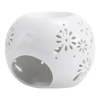 

Hollow White Porcelain Incense Burner Candles and Incense Burner Incense Holders Home Aromatherapy Decoration Air Clean