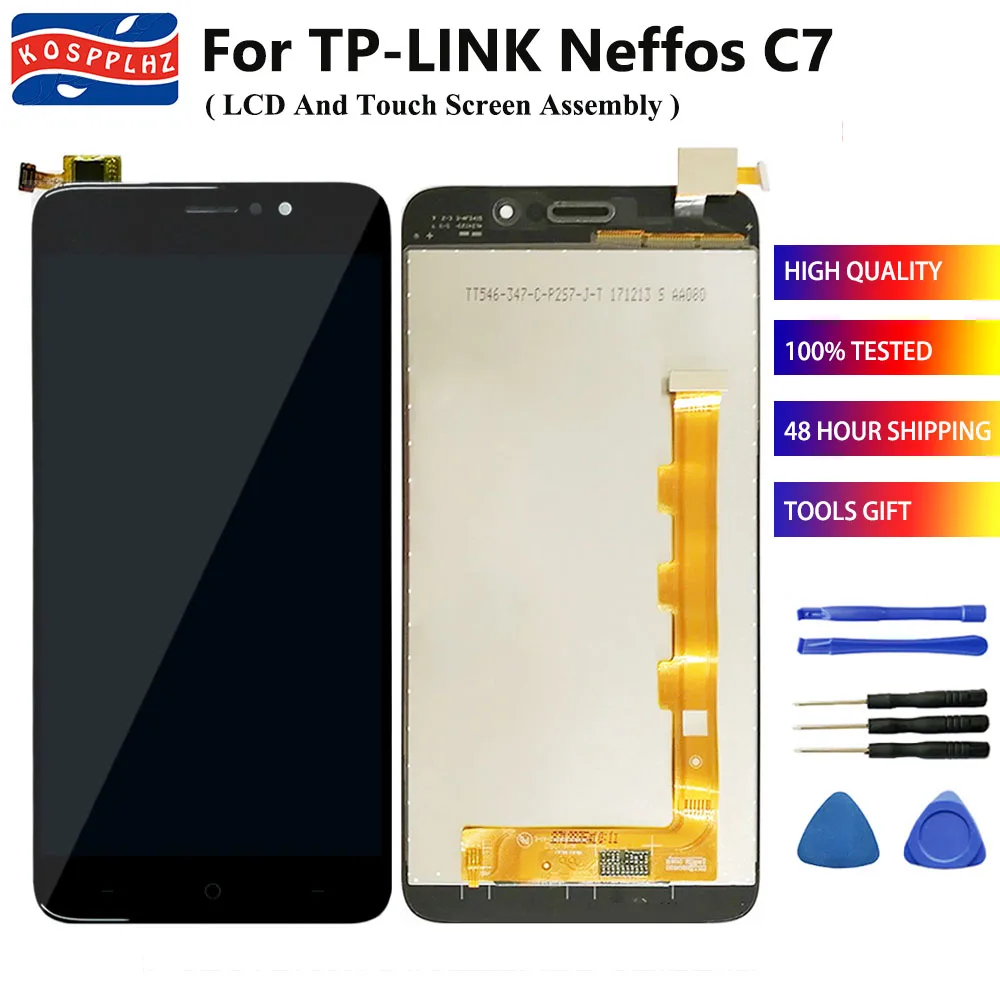 

5.5" High Quality For TP-Link Neffos C7 LCD Display +Touch Screen Digitizer Assembly TP Link Neffos C7 TP910A TP910C Cell Phone